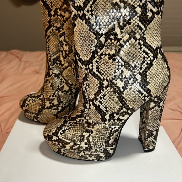 Aldo Shoes - Snakeskin Aldo platform booties